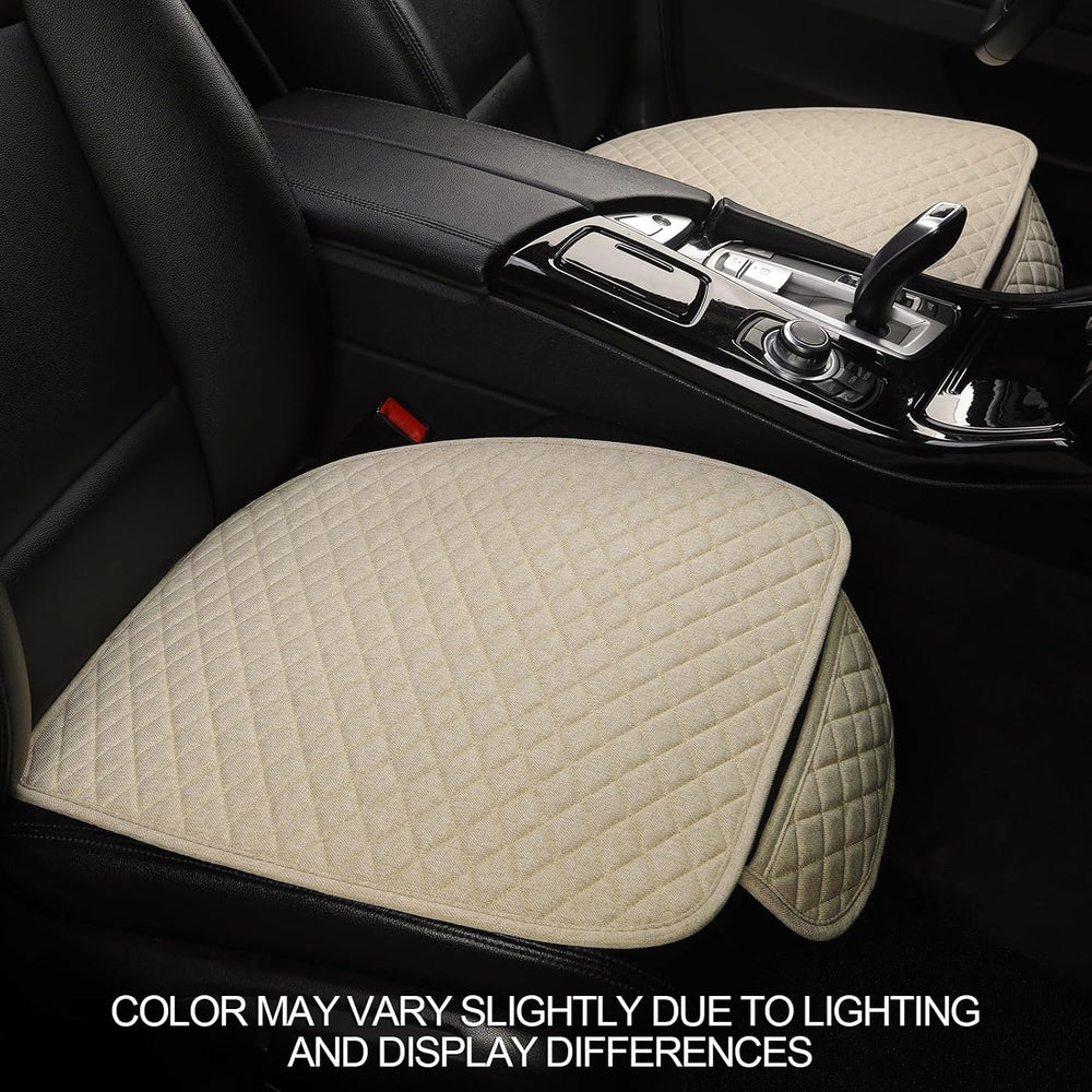 West Llama Linen Car Seat Covers,Bottom Seat Covers for Cars Include 1 Pair F...