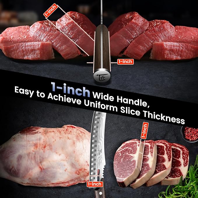Butcher Knife Set, Breaking & Boning Knife, Japanese Style High Carbon Steel