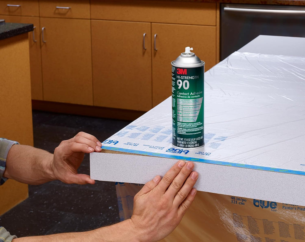 3M Hi-Strength Spray Adhesive 90, 14.6 oz., Industrial Strenght Spray Glue, D...
