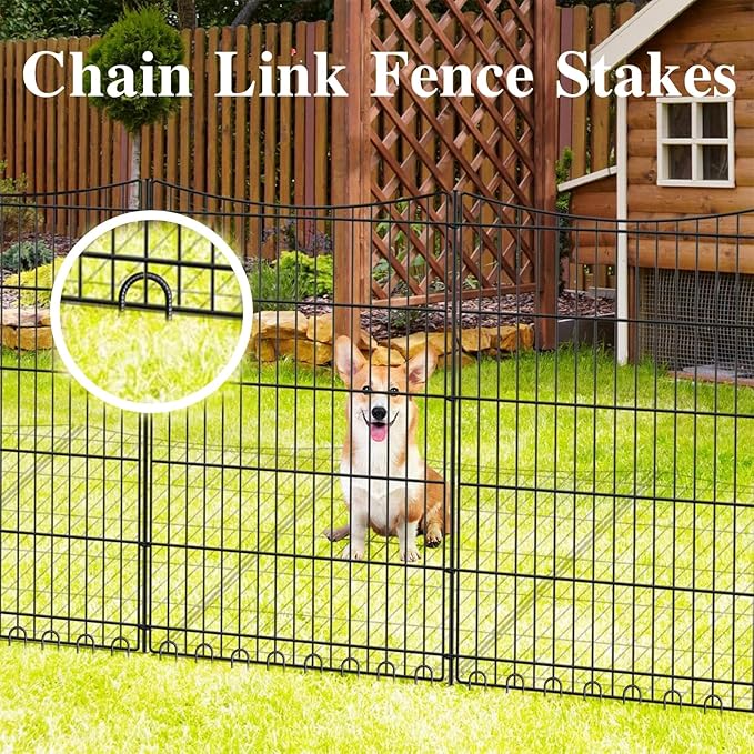 Rebar Stakes 12 Inch J Hook Ground Stakes Heavy Duty 30 Pack Chain Link Fence