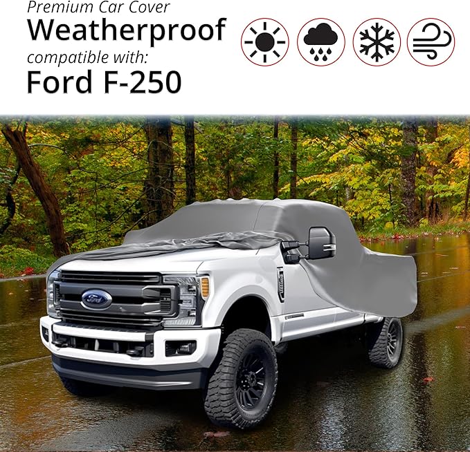 Car Covers Weatherproof Max Truck Cover & Warranty Compatible
