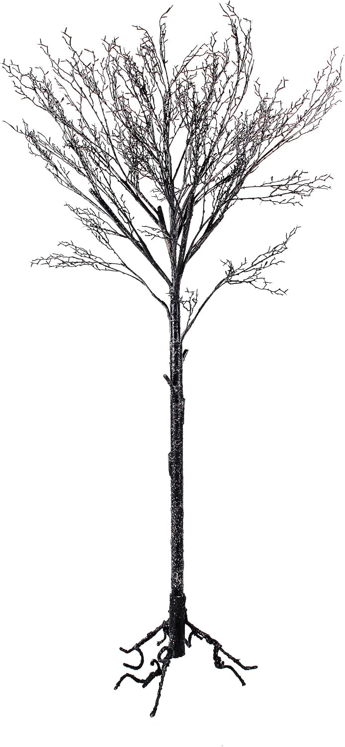 National Tree Company Artificial Tree Decoration, Black, Leafless, Includes S...