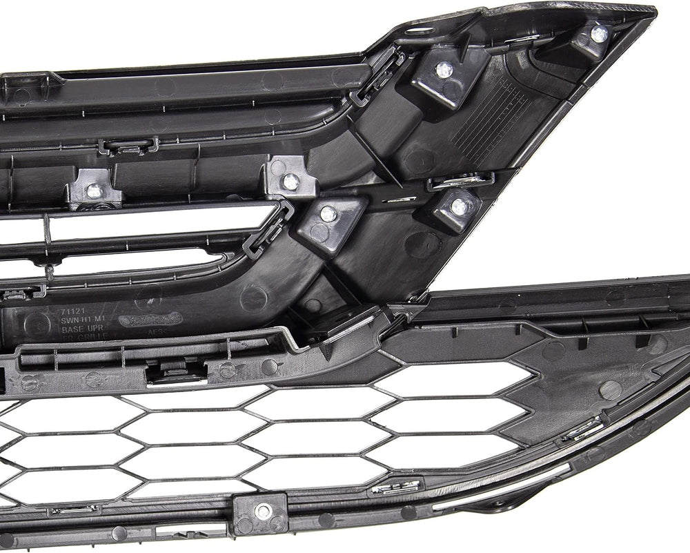 KUAFU Front Bumper Upper & Lower Grille Grill Compatible with 2010-2011 H...