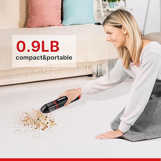 Shop-Vac Car Vacuum Cordless, 14000Pa 2-in-1 Blow/Suction Portable Air Duster