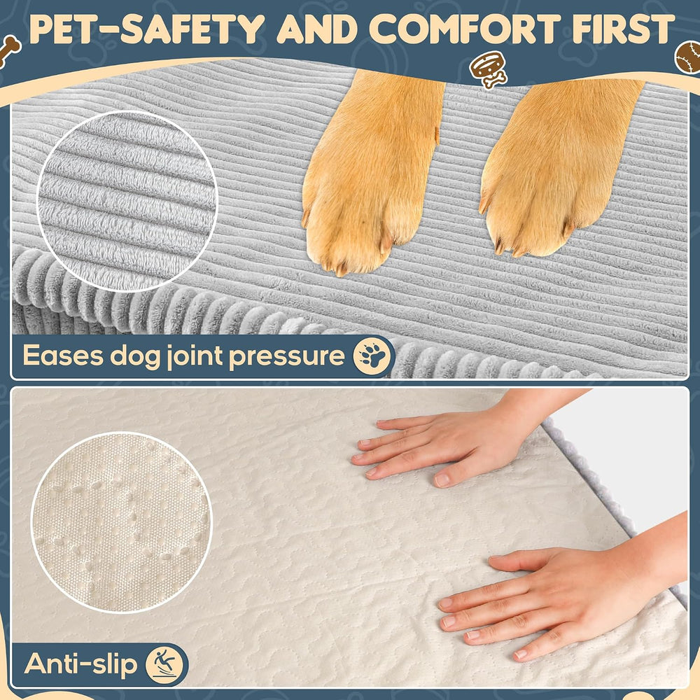 Dog Car Bed, Non-Slip Backseat Extender Pet Mat 50"x24.6"x2"