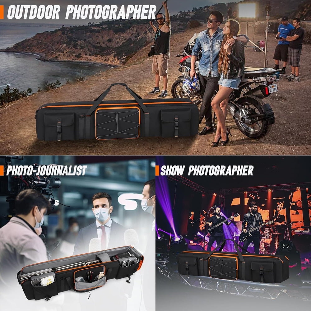 Tripod Carrying Case,50 Inch Tripod Light Stand and Photography Lighting Kit ...