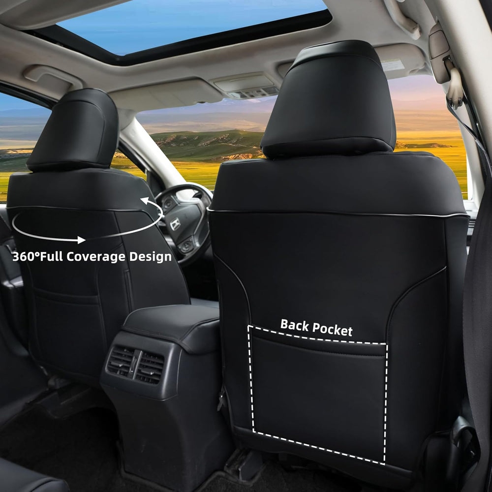 Lolcar CRV Seat Covers Custom Fit for Honda CRV 2015 2016 Full Set Car Seat C...