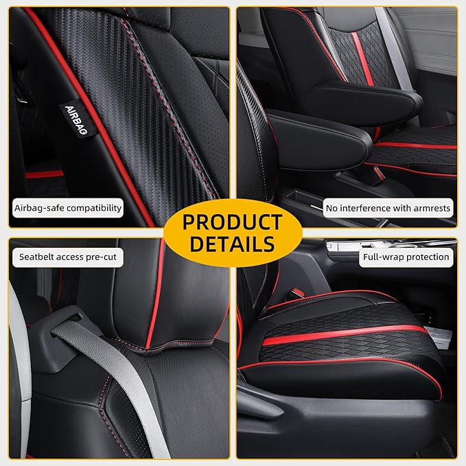 Custom Fit Sienna Seat Covers for Toyota Sienna LE, XLE 2021-2025 3-Row