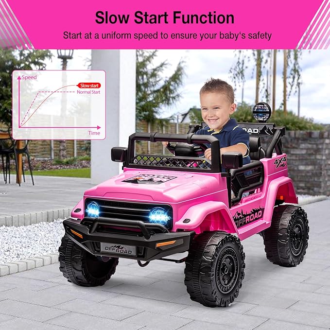 Garvee 12V Kids Ride On Truck Car