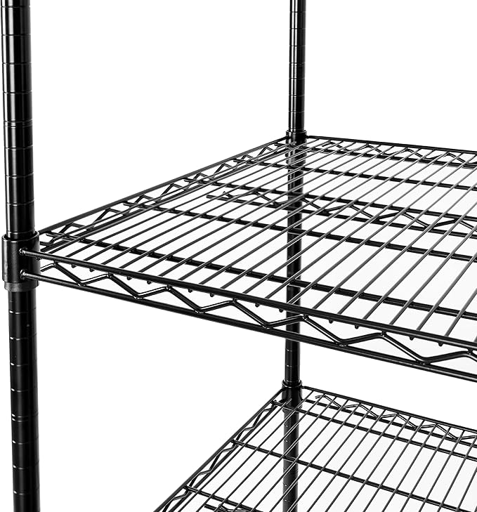 Seville Classics UltraDurable Heavy Duty NSF Solid Steel Wire Rack Storage Unit