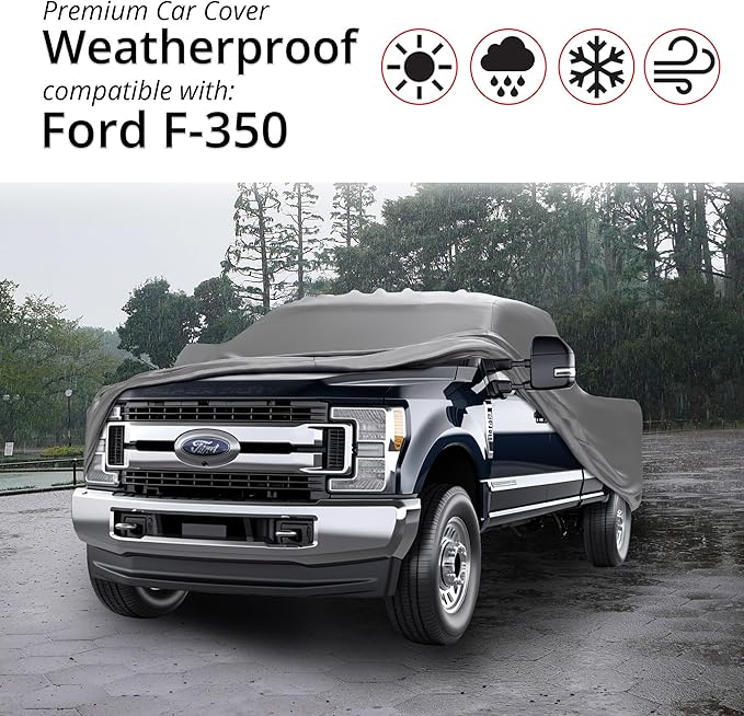Car Covers Weatherproof Max Truck Cover & Warranty Compatible