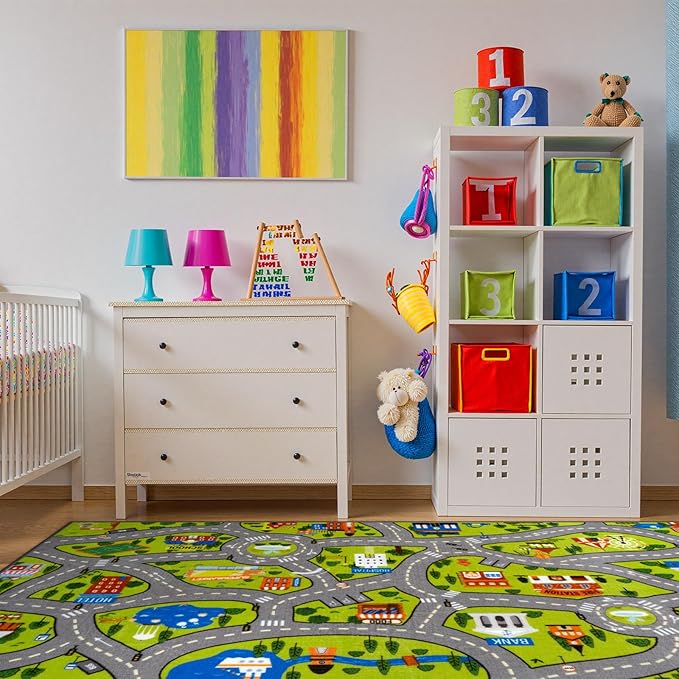 STARUIA Washable Kids Carpet Playmat Rug