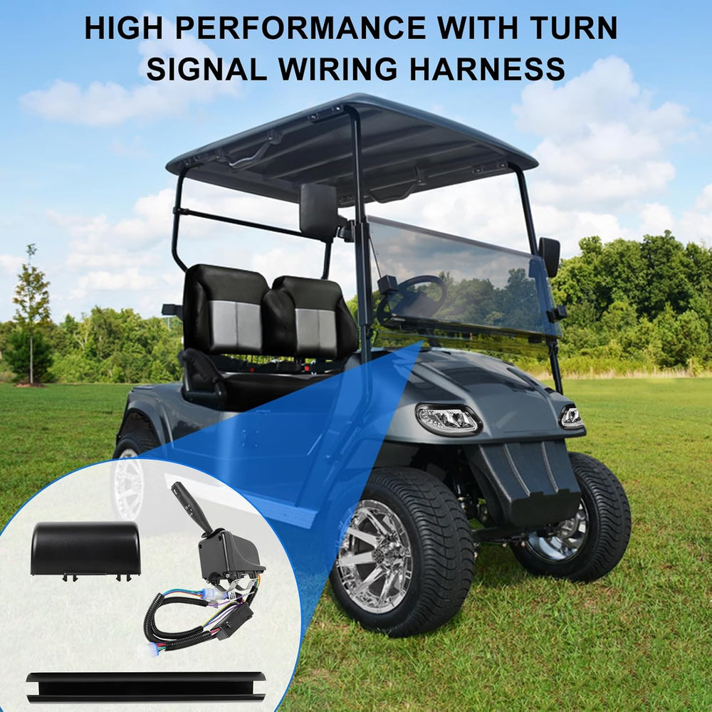 Deluxe Golf Cart LED Headlight Tail Light Kits Fit for 2014-Up EZGO Freedom/T...
