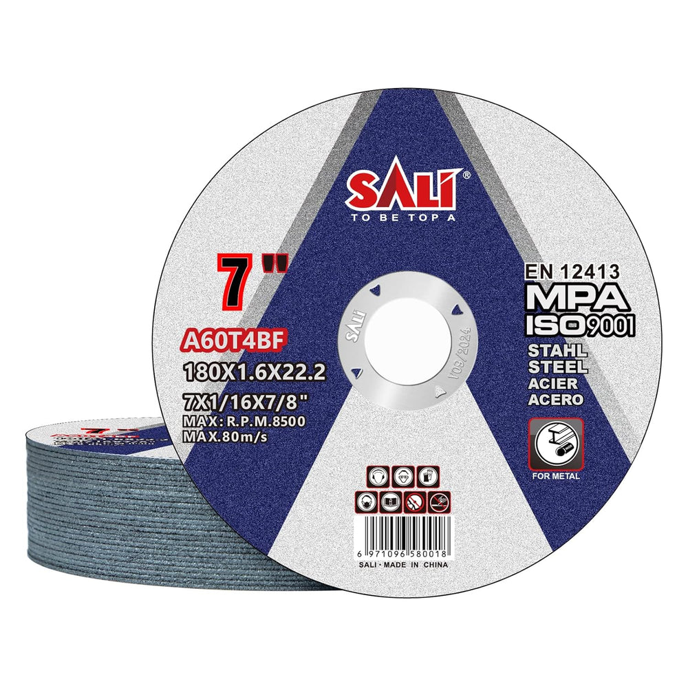 SALI 25 Pack Cut Off Wheels 7 Inch General Purpose Metal Cutting Wheel for 7&...