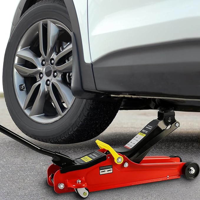 4 Piece Car Truck Floor Jack Service, Hydraulic Trolley Floor Jack & Jack