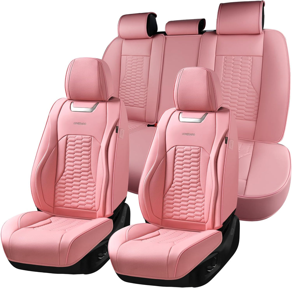 Coverado Front Seat Covers, Car Seat Covers Front Seats, Nappa Leather Waterp...