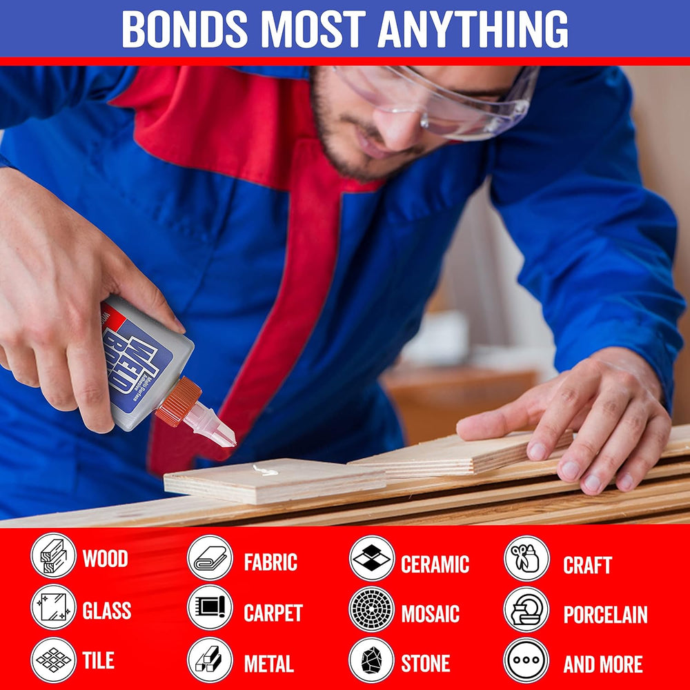Weldbond Multi-Surface Non Toxic Glue for Mosaic Wood Craft 5.4oz (4 Pack)