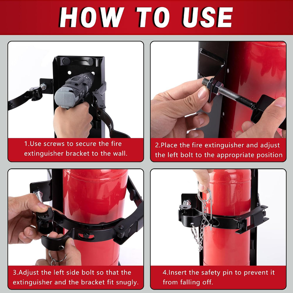 Fire Extinguisher Bracket, Heavy Duty Fire Extinguisher Mount Bracket