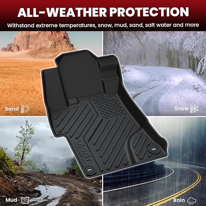 LASFIT Floor Mats & Trunk Mat for Honda Civic & Civic Si 2012 2013 20...