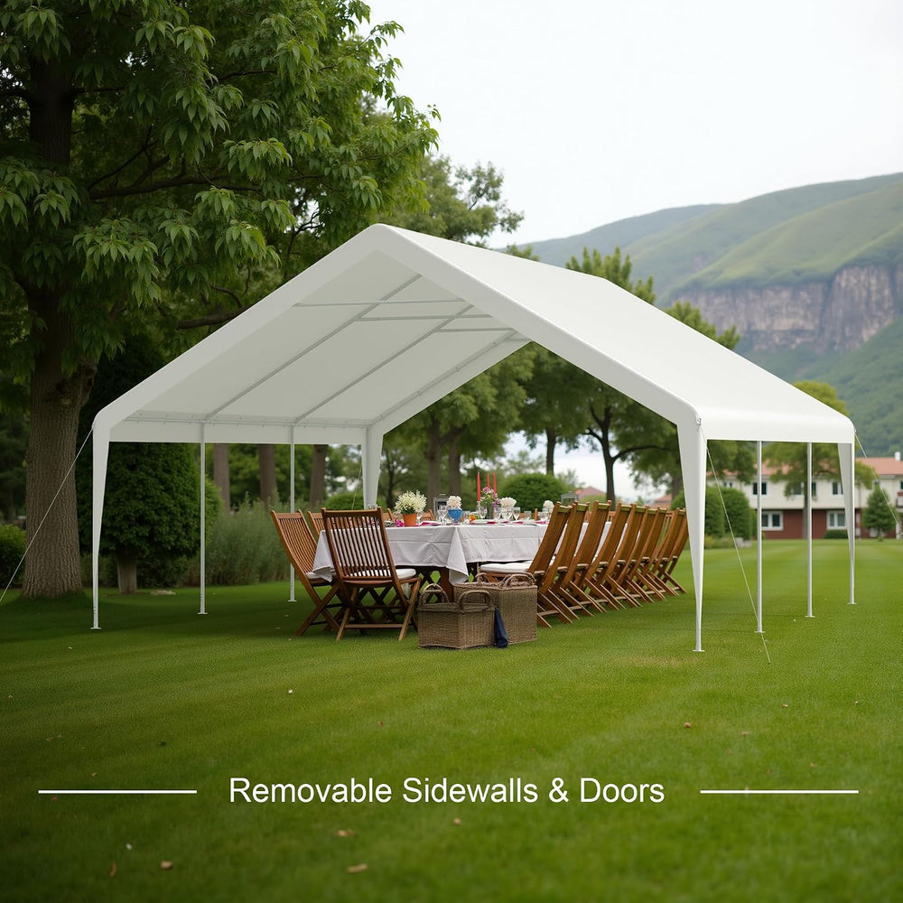 Party Tent 20’ x 20’ Outdoor Canopy Tent w/Removable Sidewall