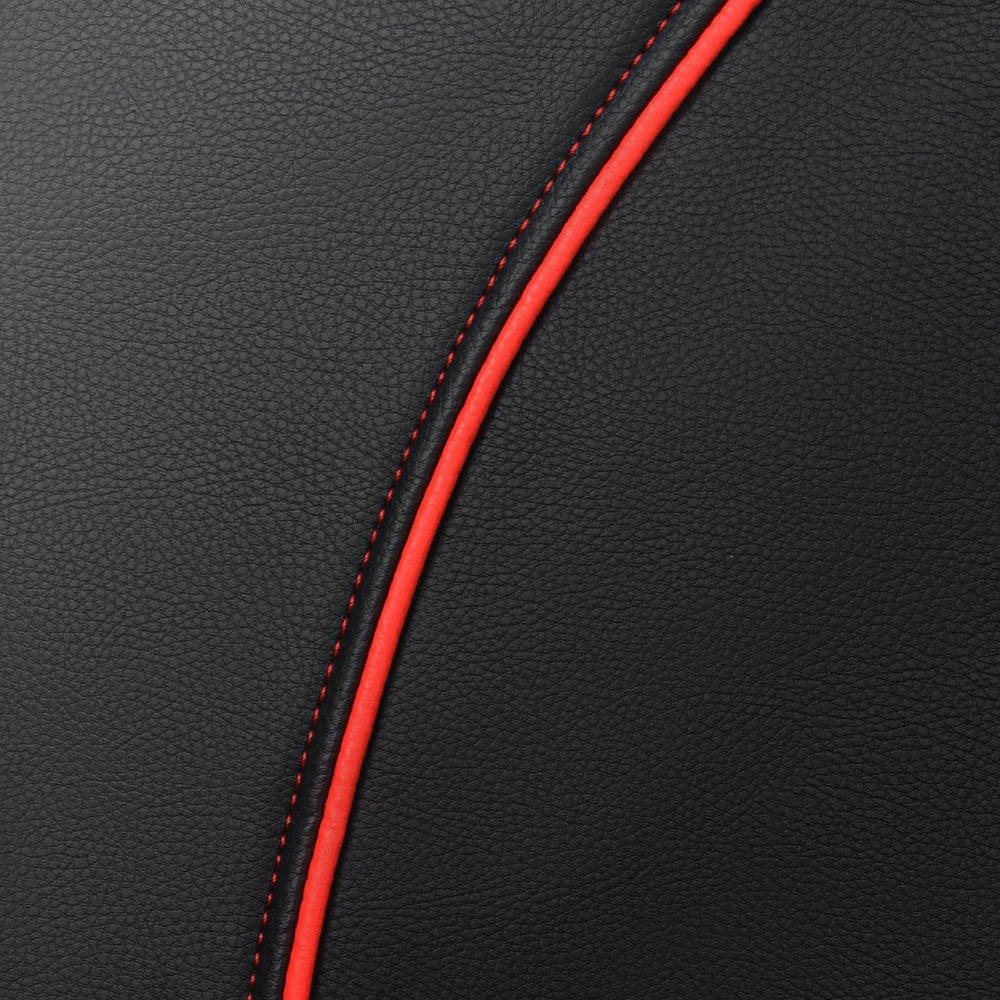CAR PASS Leather Back Seat Cover,Piping Waterproof Bench Seat Cover, Rear Sea...