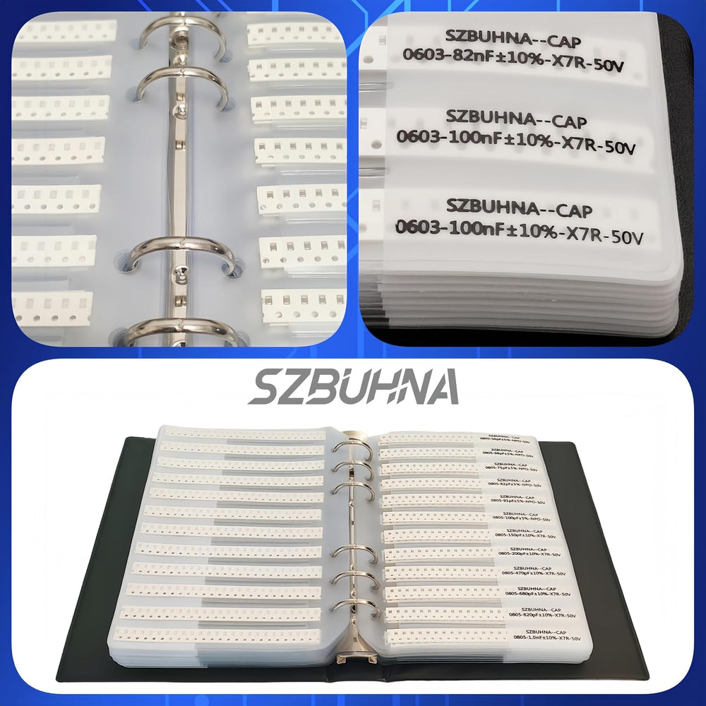 0402+0603+0805+1206 SMD Capacitor Assortment Kit with Inductor
