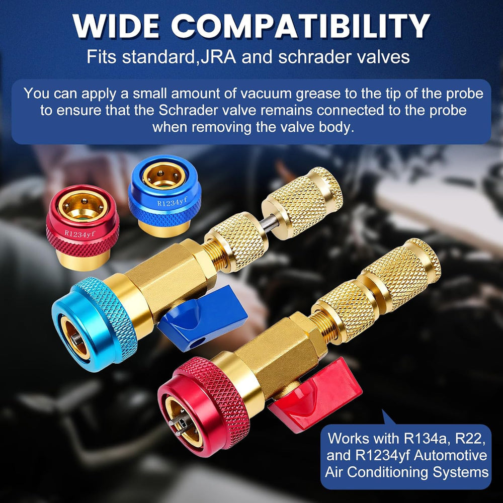 AC Valve Core Removal Tool, Automotive Air Conditioning Valve Core Remover In...