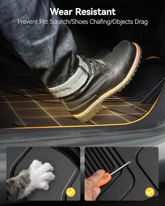 3W Cargo Liner Fit for Honda Pilot 2023-2025 TPE Custom Fit All Weather Honda