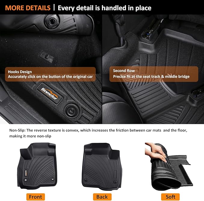 Binmotor-All Weather Floor Mats and Cargo Liner Set