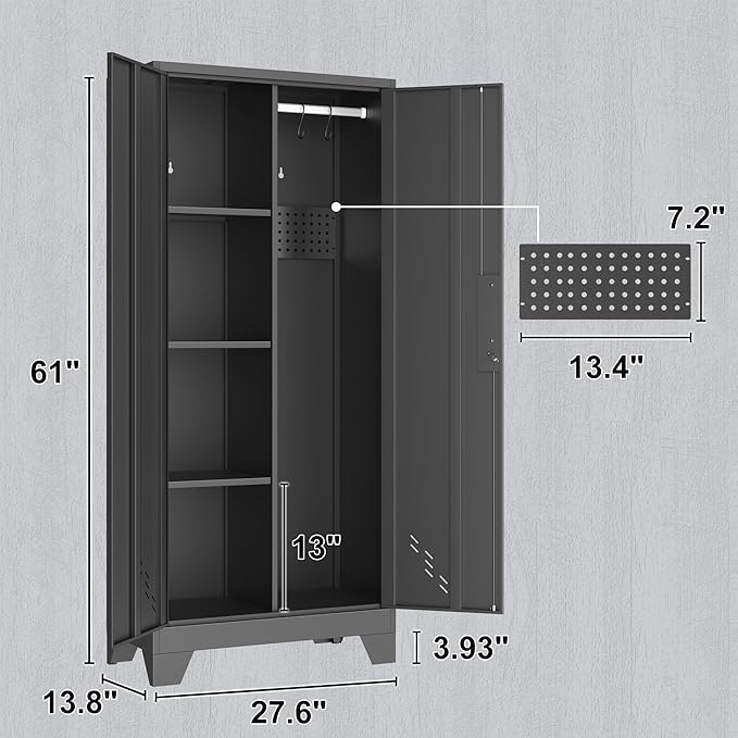 Metal Storage Cabinet, Utility Cabinet