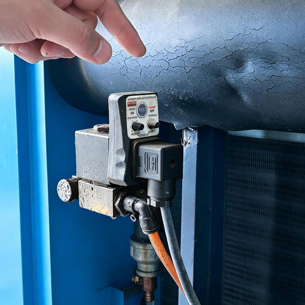 Compressor auto drain timer valve, 1/4, 3/8, 1/2 air tank outlet compatible