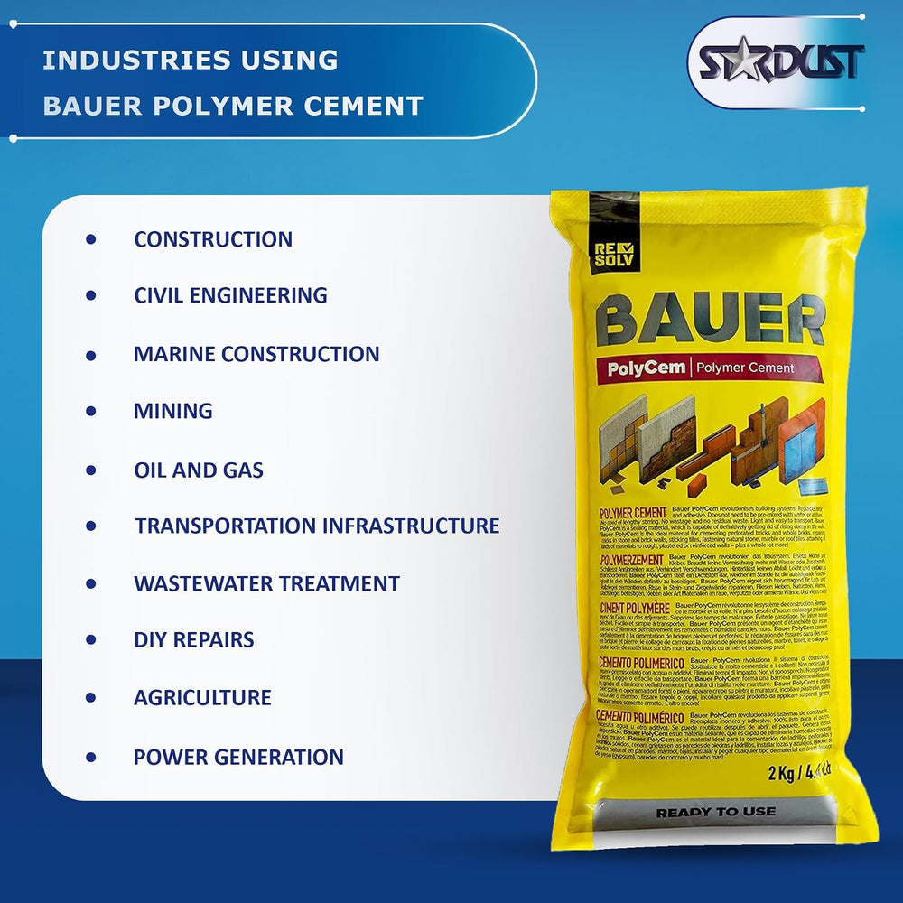 Bauer Instant Polymer Cement 4-Pack - Ready-to-Use Alternative to Mortar &amp...
