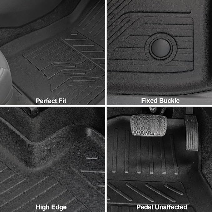 Floor Mats Set for Chevy Trailblazer AWD 2026 2025-2021 Accessories, Full