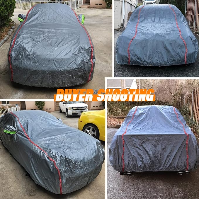 Car Cover, Fit for MPV, Breathable New Material for Sun Protection, Waterproof