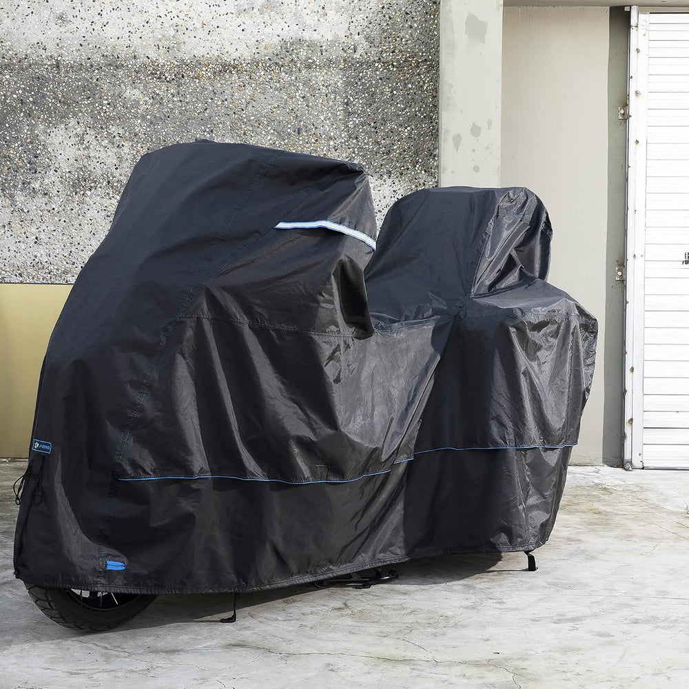FENRIR 420D 90" INCH Motorcycle Cover Waterproof Outdoor Storage Compati...