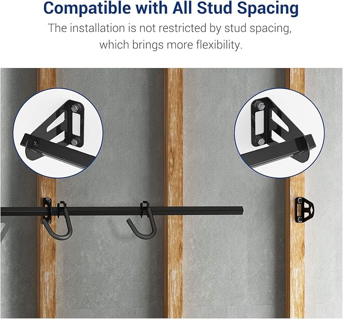 FLEXIMOUNTS 4 Bike Storage Rack, Heavy Duty Wall Mount Hanger
