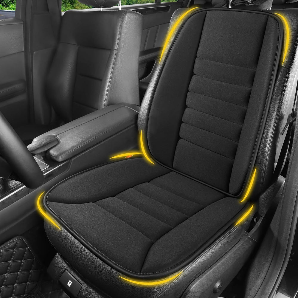 Car Seat Cushion with Back Support Pillow, Comfy Lumbar Support & Seat Cu...