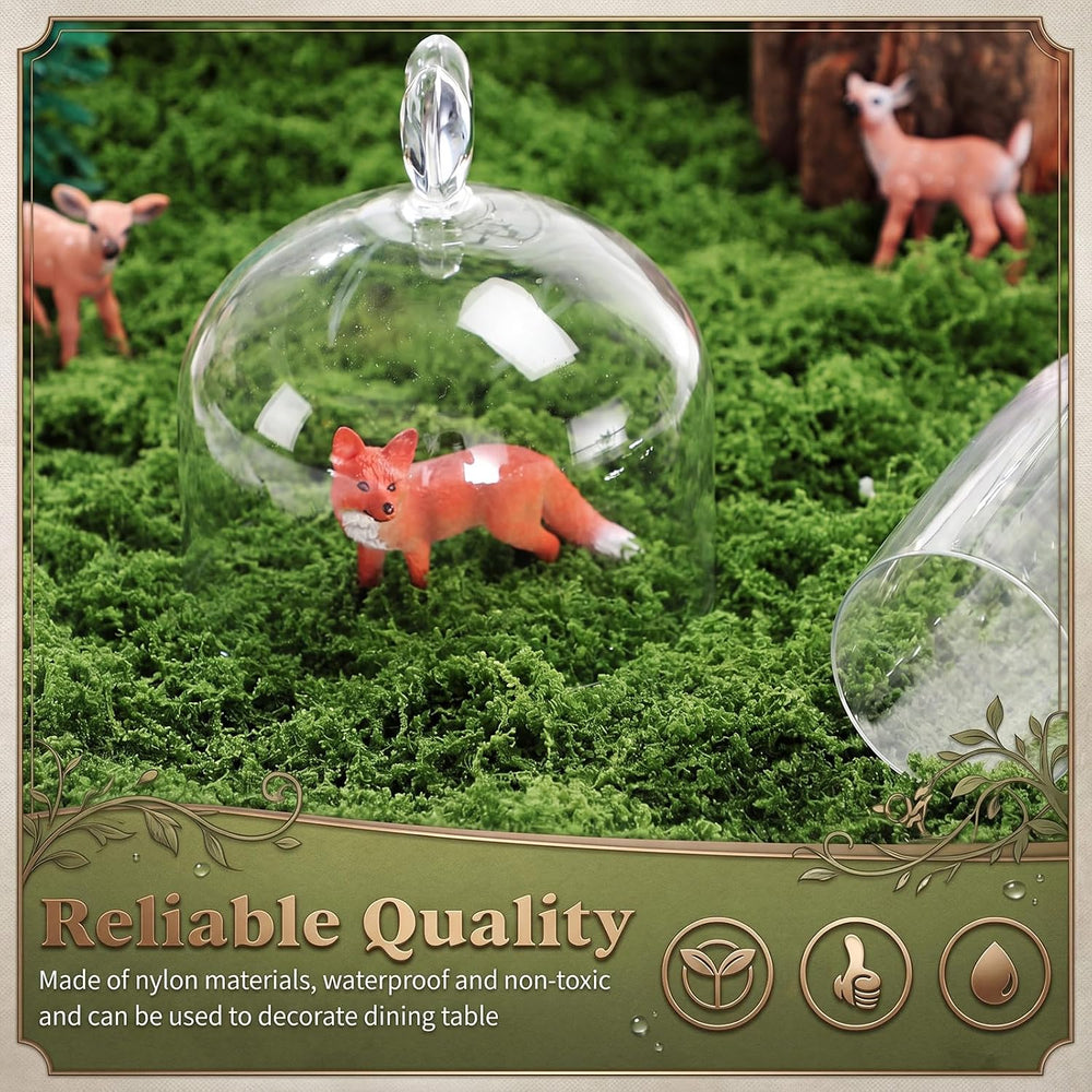 2 Artificial Moss Table Runner Halloween Enchanted Party Decor, Green