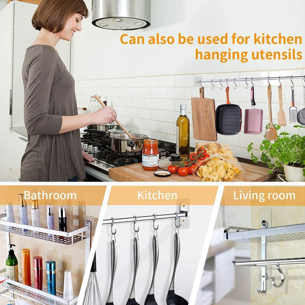 Linwnil Adhesive Screws Wall Mount Hanging Nails No-Trace No Drilling Stick-o...