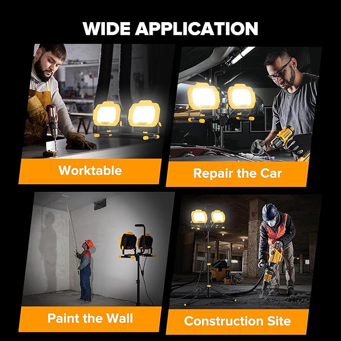 LUTEC 25000 Lumen LED Work Lights