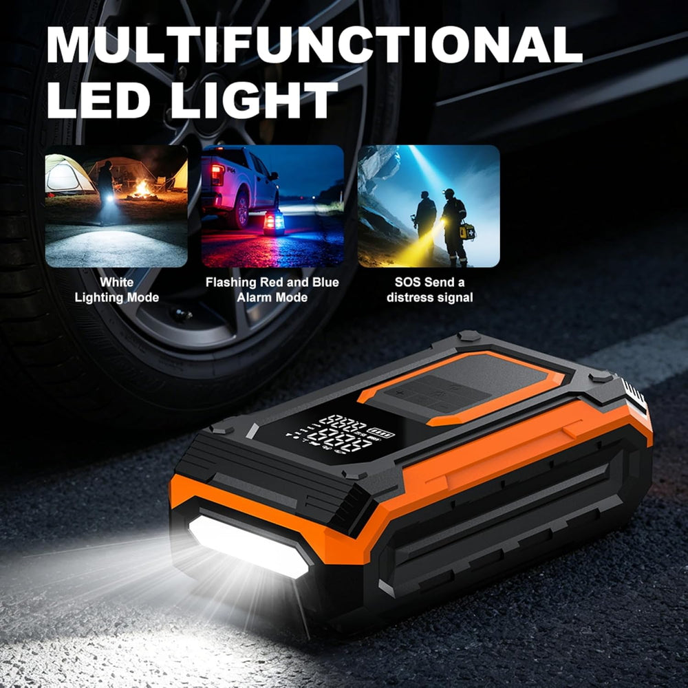 Tire Inflator Portable Air Compressor Cordless Air pump for Car Tires