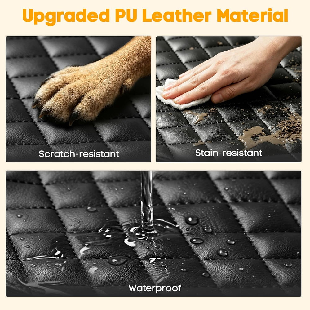 Waterproof Scratchproof Pet Bench Seat Covers for Cars, SUVs