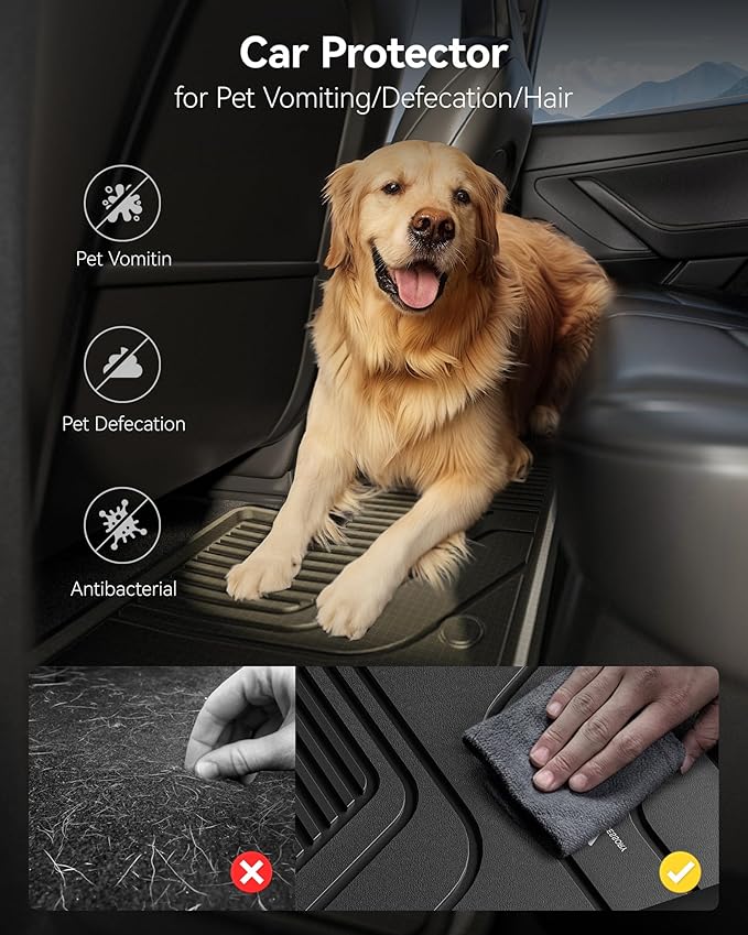 3W Cargo Liner Fit for Honda Pilot 2023-2025 TPE Custom Fit All Weather Honda