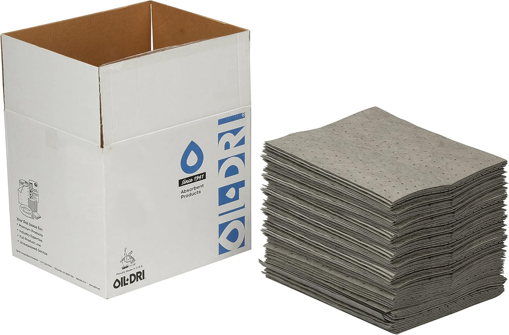 Oil-Dri L91003 15" W x 19" L Universal Light Weight Perforated Pad,...