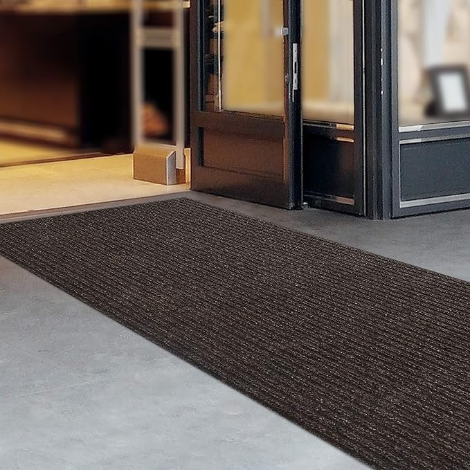 iCustomRug Spartan Weather Warrior Indoor/Outdoor Utility Ribbed Carpet Runner
