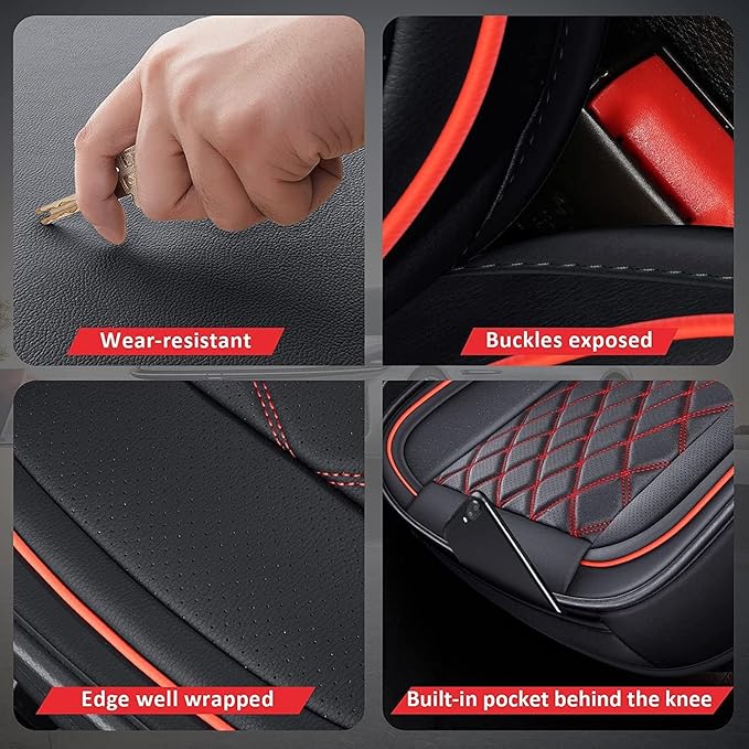 MIROZO Front Ram Seat Covers