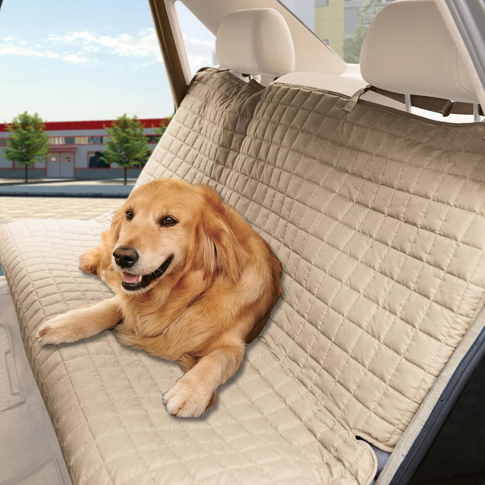 Elegant Comfort Premium Pet Car Seat Cover for Back Seat, Luxury Microfiber C...