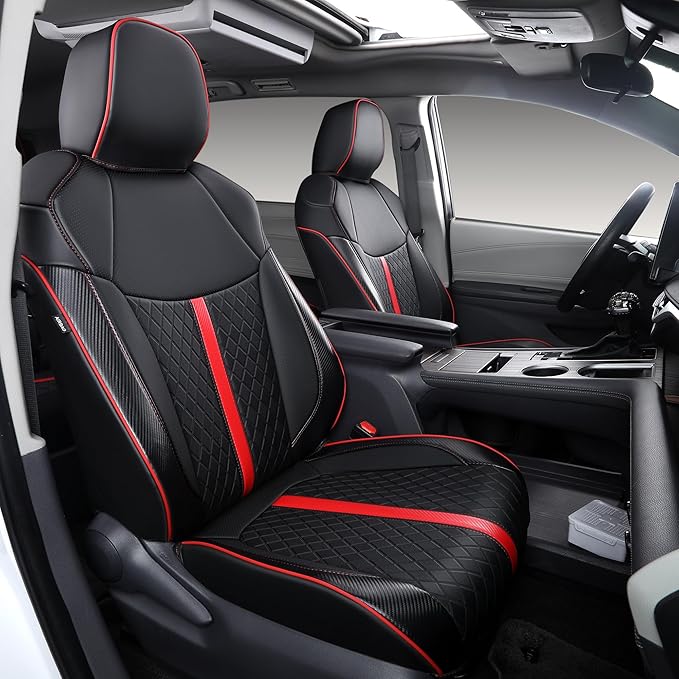 Custom Fit Sienna Seat Covers for Toyota Sienna LE, XLE 2021-2025 3-Row