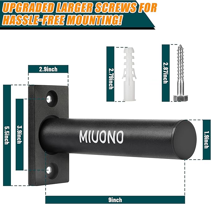 Weight Plate Holder, Wall Mounted Weight Rack Storage