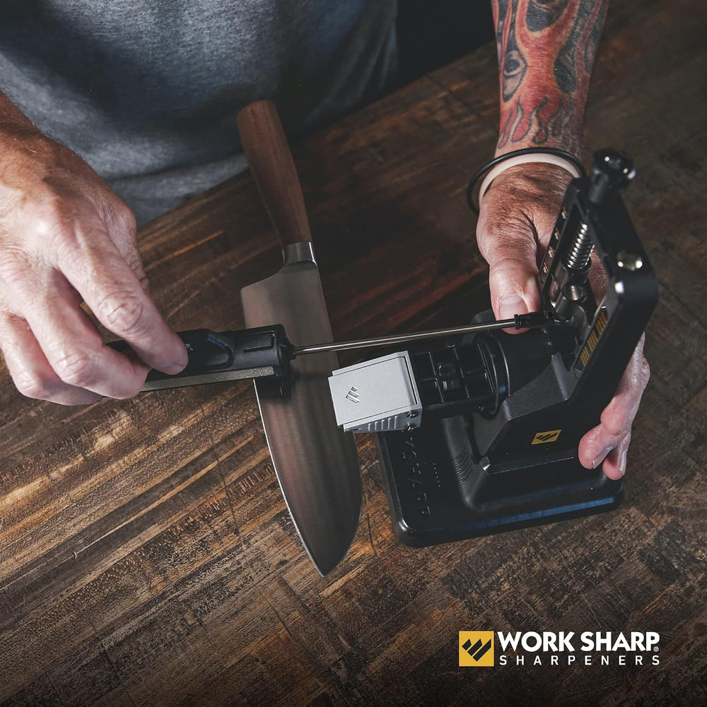 Work Sharp Precision Adjust Knife Sharpener Kit, Fixed Angle System